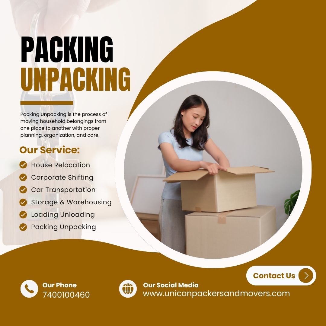 Unicon Packers and movers Packing unpacking