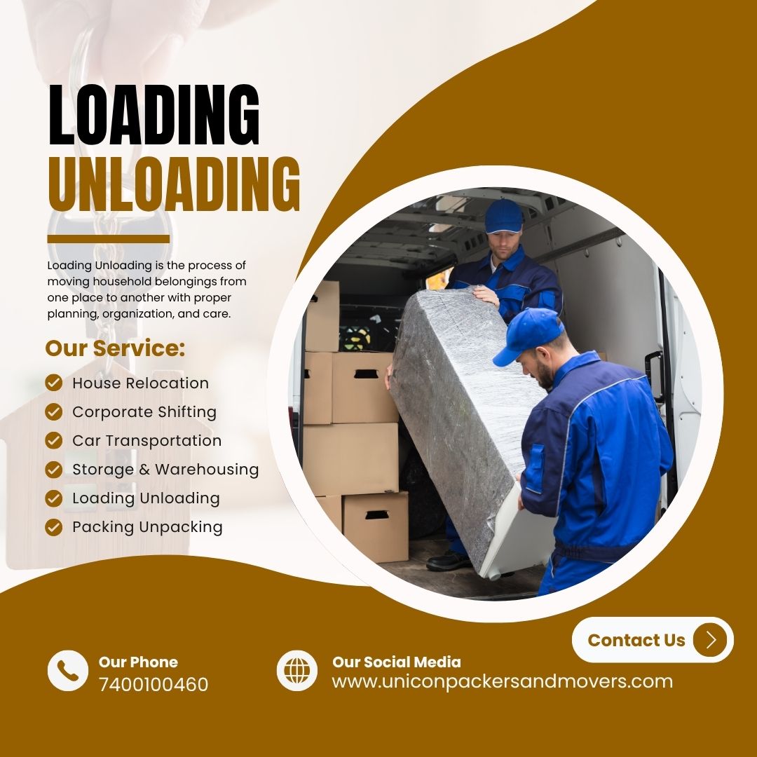 Unicon Packers and movers Loading & Unloading
